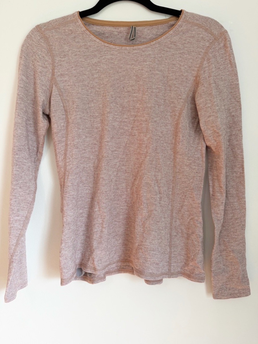 Royal Robbins size small layer standard fit wool blend light pink